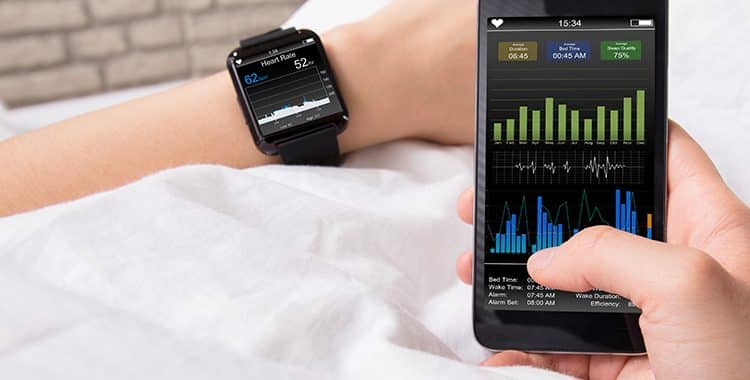 Hands With Smart Phone And Watch