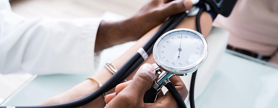 Patient Getting Blood Pressure Checked for Heart Health