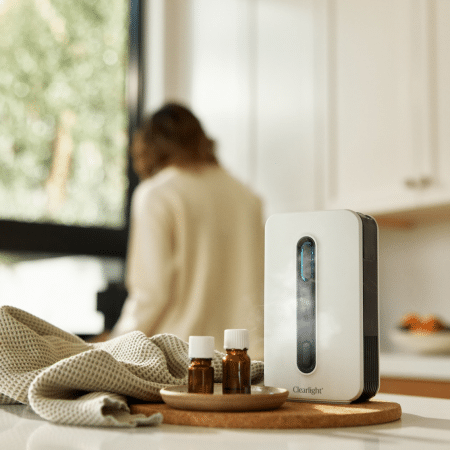 AROMA ONE device on counter