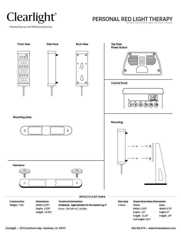 Clearlight Personal Schematic